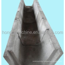 precast concrete U shape channel molding machine , Concrete Water Channel Forming Machine